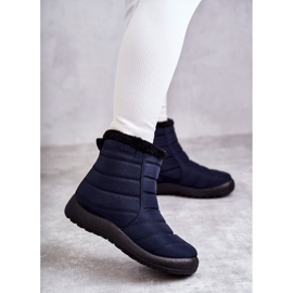 Bottes de neige chaudes femme bleu marine Mezyss 1 Bottes de neige chaudes femme bleu marine Mezyss 1
