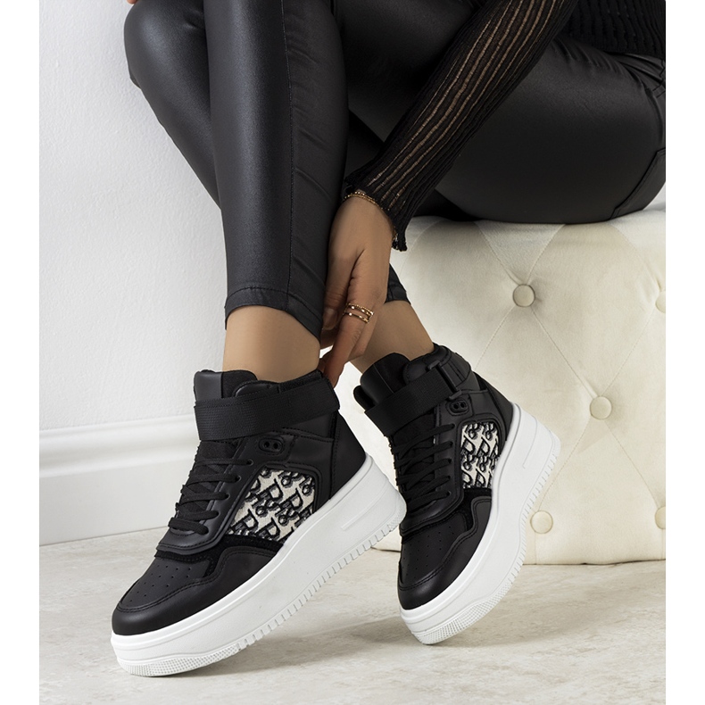 Baskets noires Adolis le noir 1