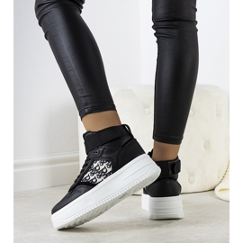 Baskets noires Adolis le noir 2