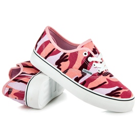 L&H Baskets à lacets camouflage multicolore 4