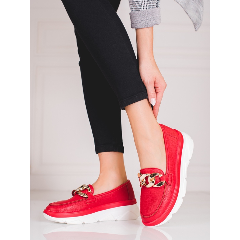 Chaussures Vinceza rouges pour femme 2