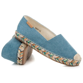 Vices Espadrilles à enfiler sur la plateforme bleu 1