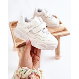 FR1 Chaussures de sport en cuir pour enfants Blanc Marisa blanche 1