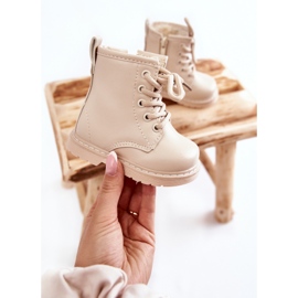 Bottes En Cuir Pour Enfants Avec Fermeture Éclair Beige Omua 1 Bottes En Cuir Pour Enfants Avec Fermeture Éclair Beige Omua 1