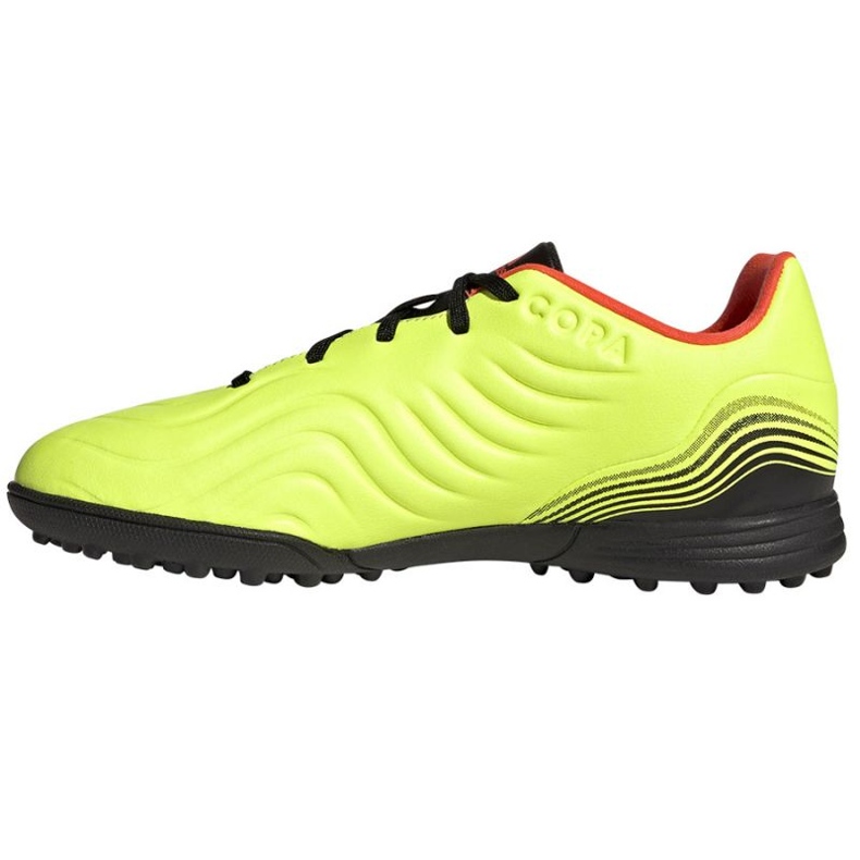 Adidas Copa Sense.3 Tf Jr GZ1378 chaussures de football jaune jaunes 1