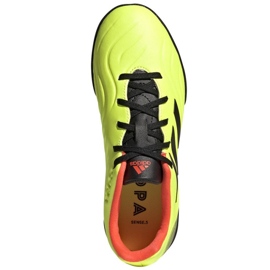 Adidas Copa Sense.3 Tf Jr GZ1378 chaussures de football jaune jaunes 2