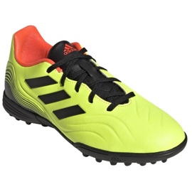 Adidas Copa Sense.3 Tf Jr GZ1378 chaussures de football jaune jaunes 3