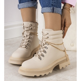 Chaussures de randonnée femme beiges Zezig 1