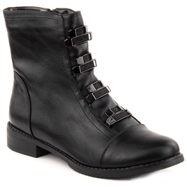 Bottes isolées femme Noir Jezzi 1