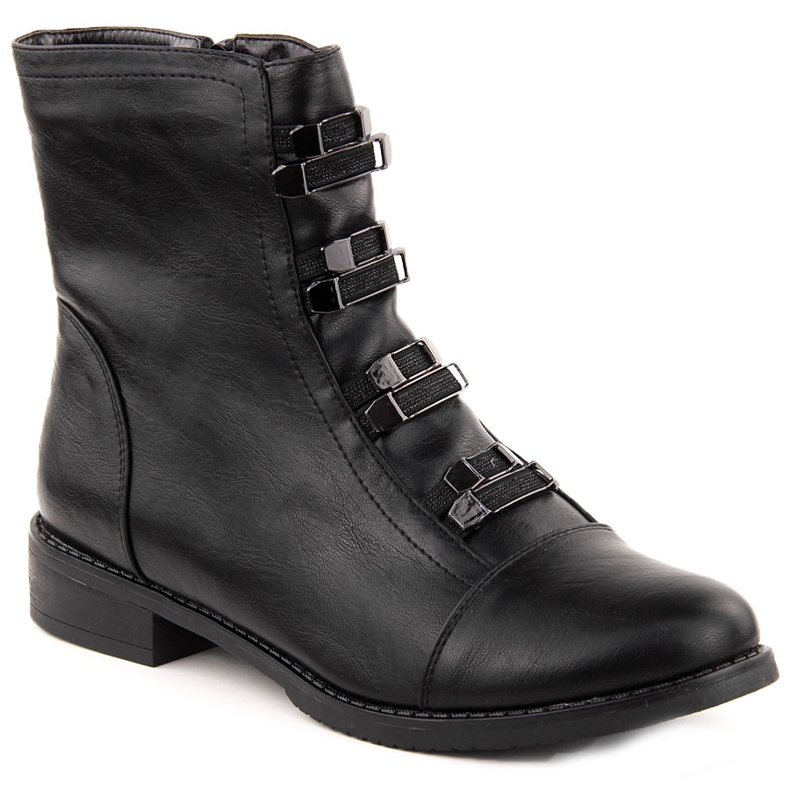 Bottes isolées femme Noir Jezzi 1