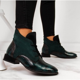 Bottes pour femmes isolées éco-serpent vert Jezzi 5