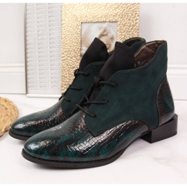 Bottes pour femmes isolées éco-serpent vert Jezzi 3