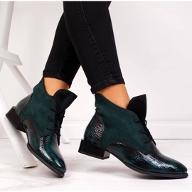 Bottes pour femmes isolées éco-serpent vert Jezzi 1