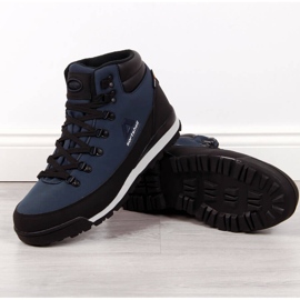 Chaussures de trekking imperméables réchauffées bleu marine American Club 1