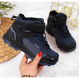 Bottes de neige garçons American Club bleu marine 1