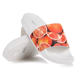 Vices Pantoufles aux agrumes orange 1 Vices Pantoufles aux agrumes orange 1