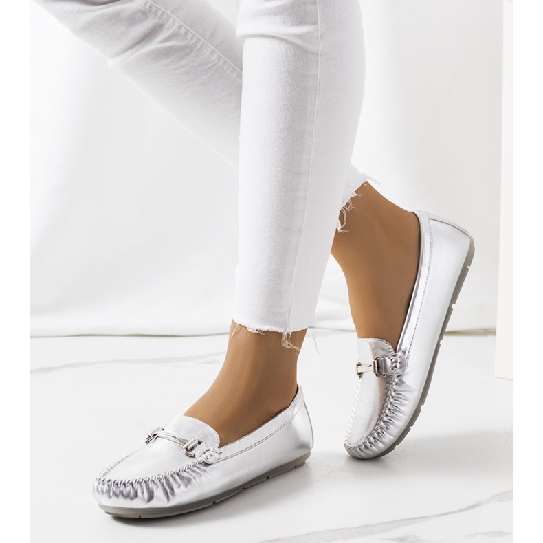 BM Mocassins Maolo argent 1 BM Mocassins Maolo argent 1