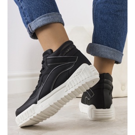 Baskets cheville Clyme noires 1