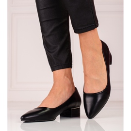 Goodin Escarpins classiques à talons bas le noir 2