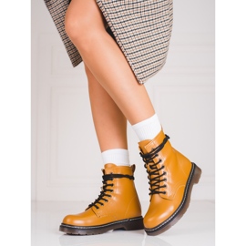 Boots à lacets Shelovet marron pour femme brun 1