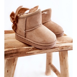 Bottes De Neige Chaudes Fille Meriva Beiges À Nœuds 2