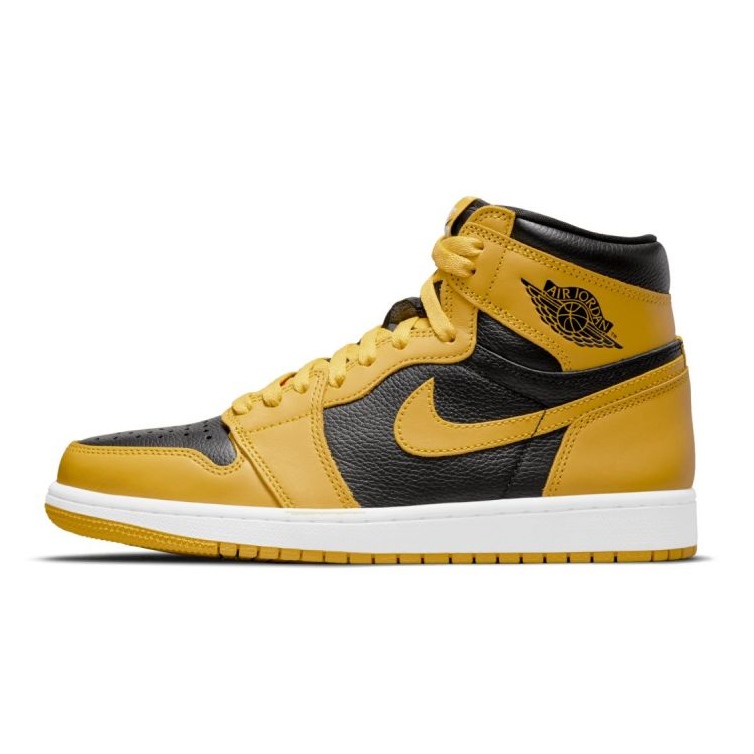 Acheter Nike Air Jordan 1 Retro High Og M 555088-701 noir jaune 1