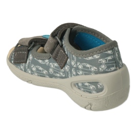 Befado chaussures pour enfants pu 065X169 bleu gris 2