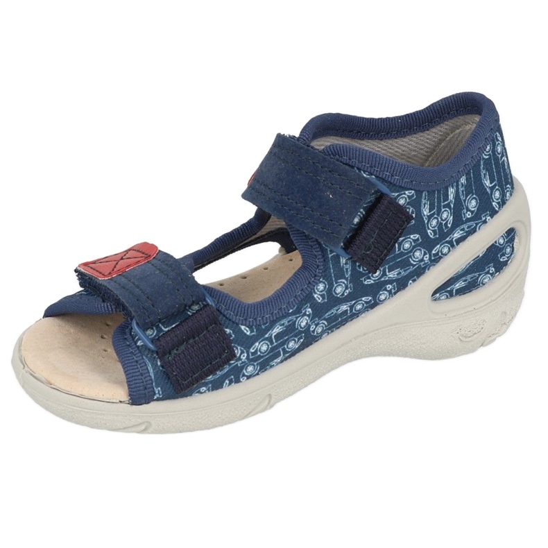 Befado chaussures pour enfants pu 065X165 bleu marin 2