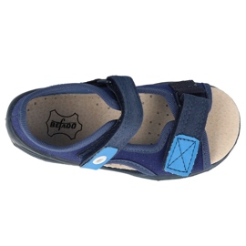Befado chaussures pour enfants pu 065P170 bleu marin bleu 4