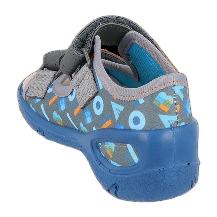 Befado chaussures pour enfants pu 065P160 bleu gris 2