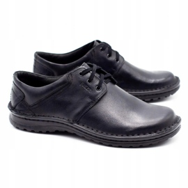 Joker Chaussures en cuir pour hommes 229 noir le noir 2