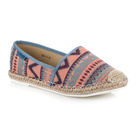 Vices Espadrilles à motif ethnique multicolore 2