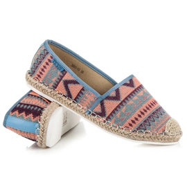 Vices Espadrilles à motif ethnique multicolore 4