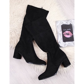 Bottes pour femmes sur le poteau noir Sergio Leone 1