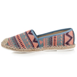 Vices Espadrilles à motif ethnique multicolore 3