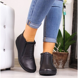 Bottes en cuir confortables Helios W 642 le noir 3