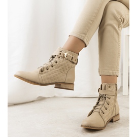 BM Bottines Dakin beiges 1