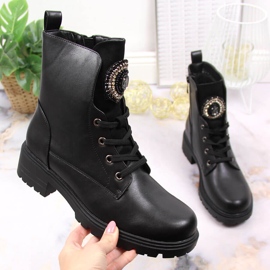 S.Barski Bottes femme noires à perles isolées noires S. Barski le noir 1 S.Barski Bottes femme noires à perles isolées noires S. Barski le noir 1