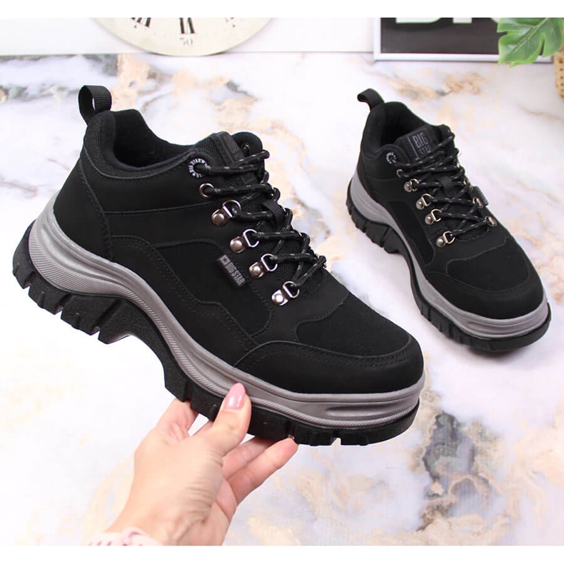 Bottes noires pour femmes avec polaire Big Star KK274364 le noir 1 Bottes noires pour femmes avec polaire Big Star KK274364 le noir 1