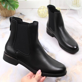 Bottines Jodhpur noires pour femmes, isolées Sergio Leone 1