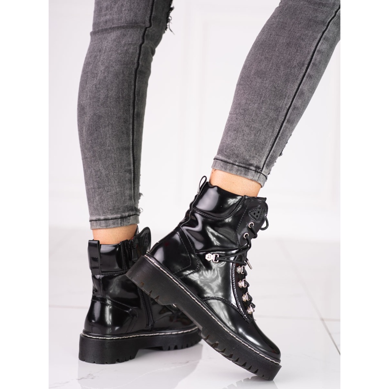 Ouvrières Shelovet avec laçage noir 1