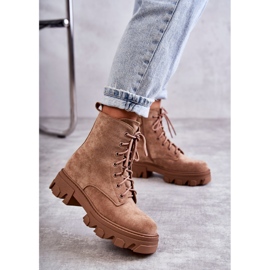 PG1 Bottes Chaudes En Daim Workers Marron Darvin brun 4