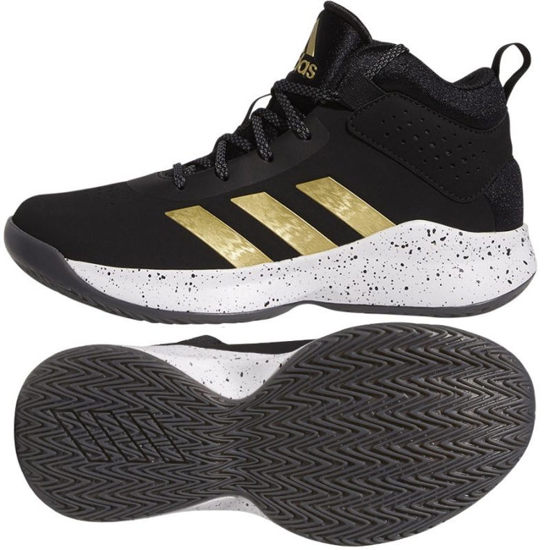 Chaussures de basket Adidas Cross Em Up 5 K Wide GX4790 noir noir 1