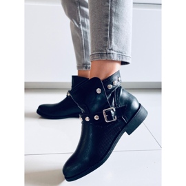 BM Les bottines plates Cressida Noir pour femme 2