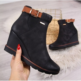 Noir Baskets compensées Filippo noires 1