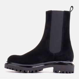 Marco Shoes Bottines en daim noir 2