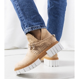 BM Bottines Langridge beiges 3