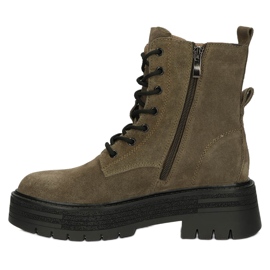 Bottes isolées en cuir suédé Filippo W PAW379B brun 3