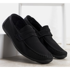 Mocassins homme Pearse noirs 1