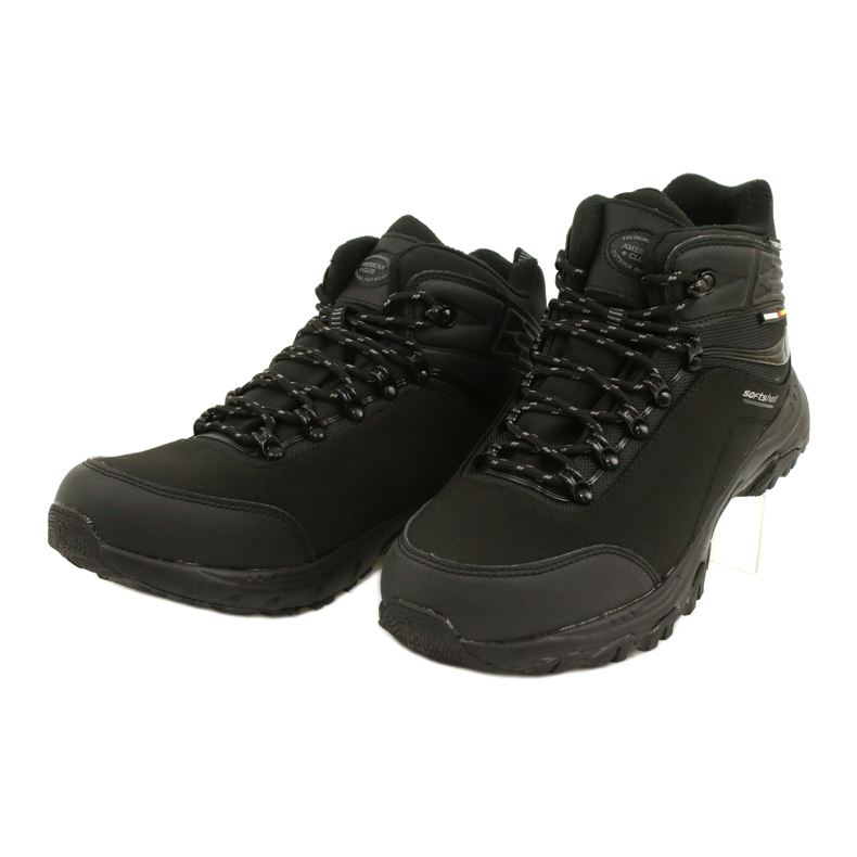 American Club Bottes d'hiver de trekking américaines Softshell WT54 Noir 2